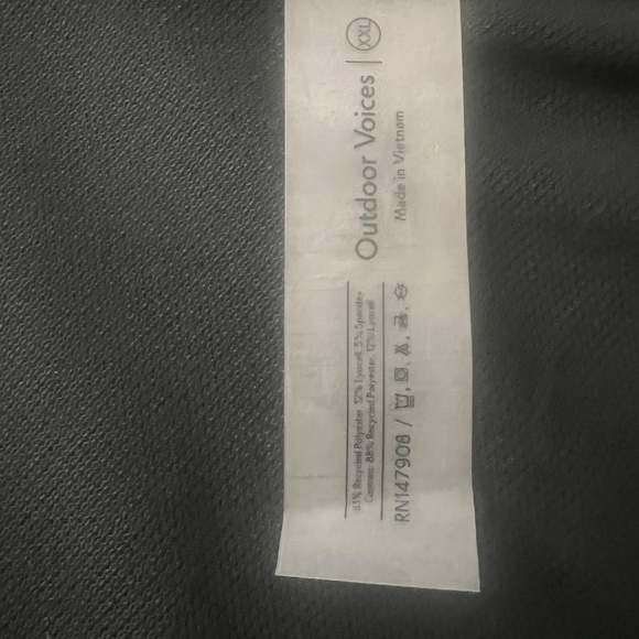 Outdoor Voices Black Birdie Mini Polo Tee Shirt Dress - Picture 7 of 7